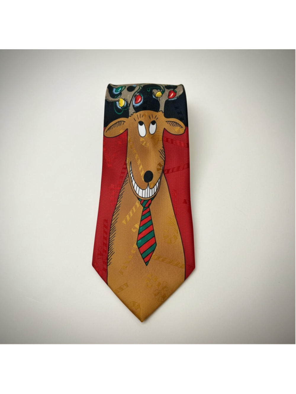 Hallmark Christmas Reindeer Novelty Men’s Tie